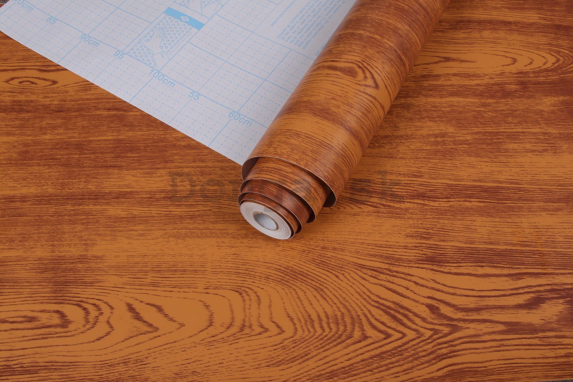 Samolepiace tapety na nábytok dub tmavý 45 cm x 3m
